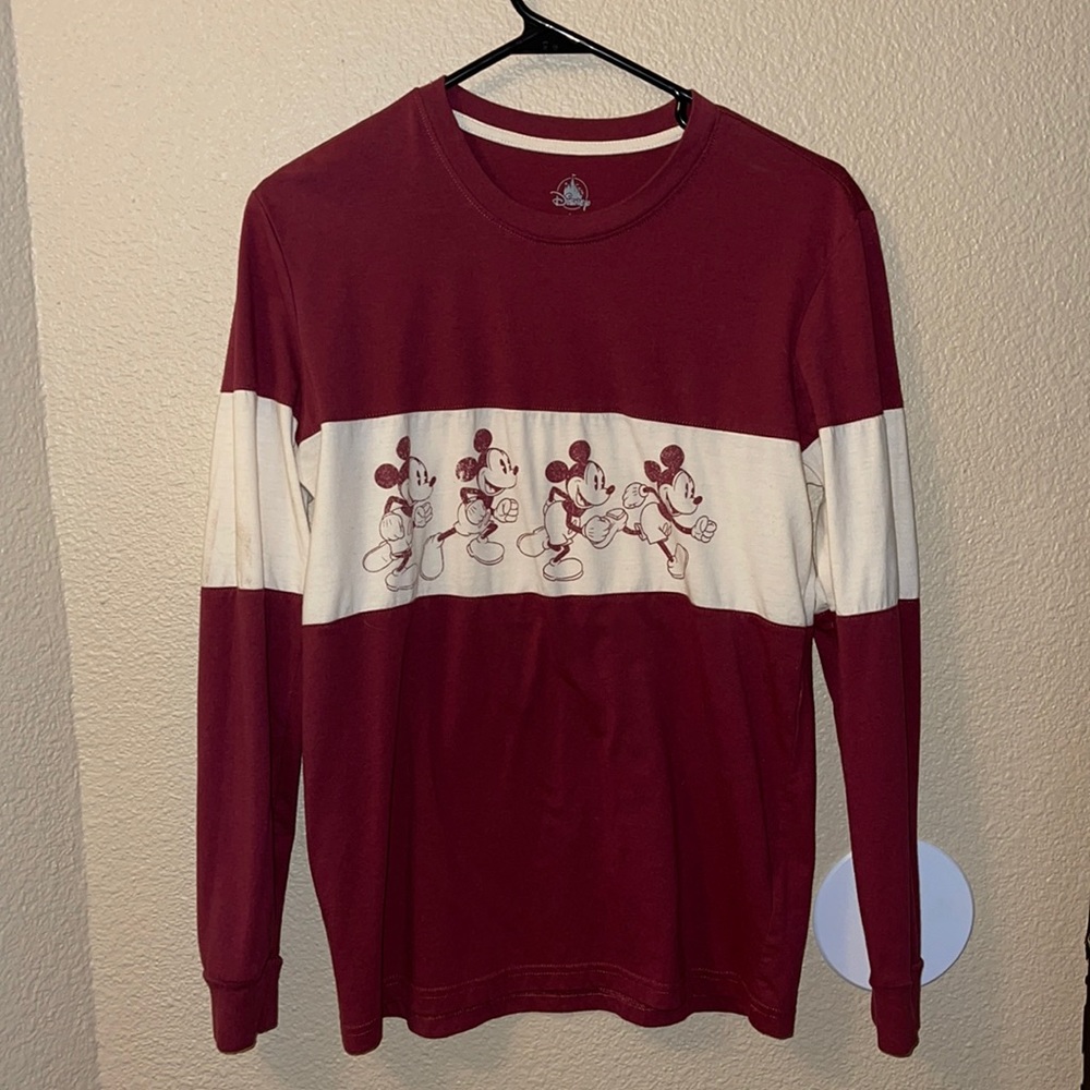 Small oversized jersey-style Mickey Mouse shirt